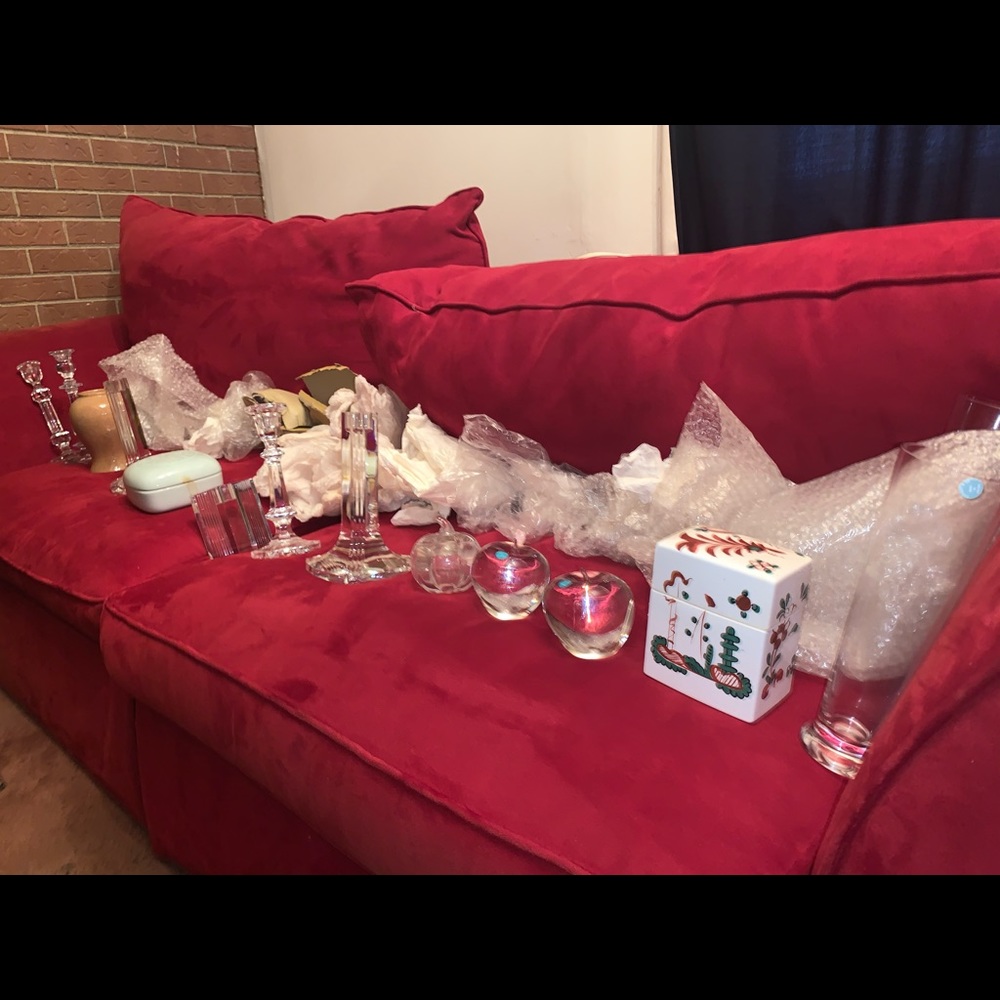 Box full of antique vintage Tiffany and co